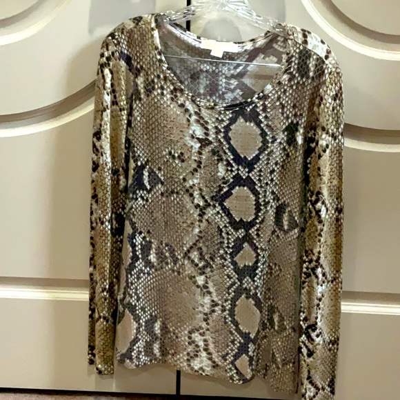 🌷MICHAEL KORS BLOUSE SIZE MEDIUM - Picture 2 of 5
